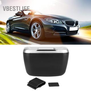 VBESTLIFE Hộp đựng rác ô tô Weiyirot Thùng rác tự động có khóa có thể tháo rời Loại nắp lật ô tô Chất liệu ABS chất lượng Di động Kích thước nhỏ gọn cho xe tải