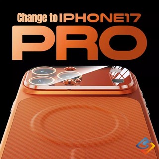 [Thay đổi ngay lập tức thành 17] Ốp điện thoại họa tiết sợi Carbon cho IPhone 17 Pro Max 13 14 15 16 Pro Max Vỏ bảo vệ Camera cao cấp Vỏ chống sốc từ tính