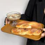 Khay Nhựa Vân Gỗ Decor Sang Trọng, Khay Đựng Đồ Ăn, Bánh Kẹo, Trái Cây, Cafe Chống Nước, Dễ Lau Chùi