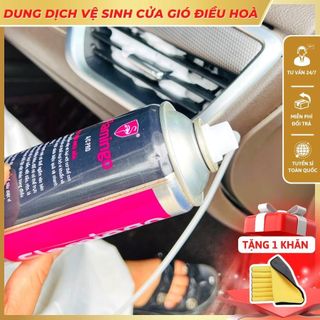 Chai vệ sinh điều hòa ô tô, xe tải dung tích 500ml có vòi xịt