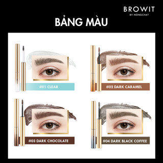 Macara Định Hình Chân Mày Browit Setting EyeBrow Mascara #02 Dark Caramel 2g