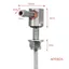 DAYBREAK Tự Động Nóng Standpipe, Máy Hút Dầu Bình 49cm Chịu Nhiệt, Ống Đứng Bằng Thép Không Gỉ Bền Cho Phụ Kiện Xe Hơi Webasto / Eberspacher