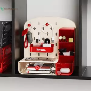 BeautifulHomeA 1PC Ngoại Hình Cao Ngang Để Bàn Kệ Lưu Trữ Đơn Giản Nhiều Tầng Ký Túc Xá Kệ Lưu Trữ Máy Tính Văn Phòng Có Sẵn VN