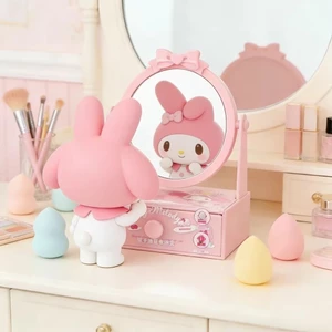 Hộp đựng ngăn kéo Miniso Sanrio có hộp đựng gương trang điểm để bàn hoạt hình dễ thương [Không bao gồm hình Mini]