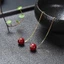 Thời trang Retro Phong cách dân tộc Cinnabar Bông tai cát vàng tím