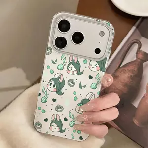 Green Rabbit Full Deck cho 16 trường hợp iPhone 17Air Double Layer 14/13/11Pro