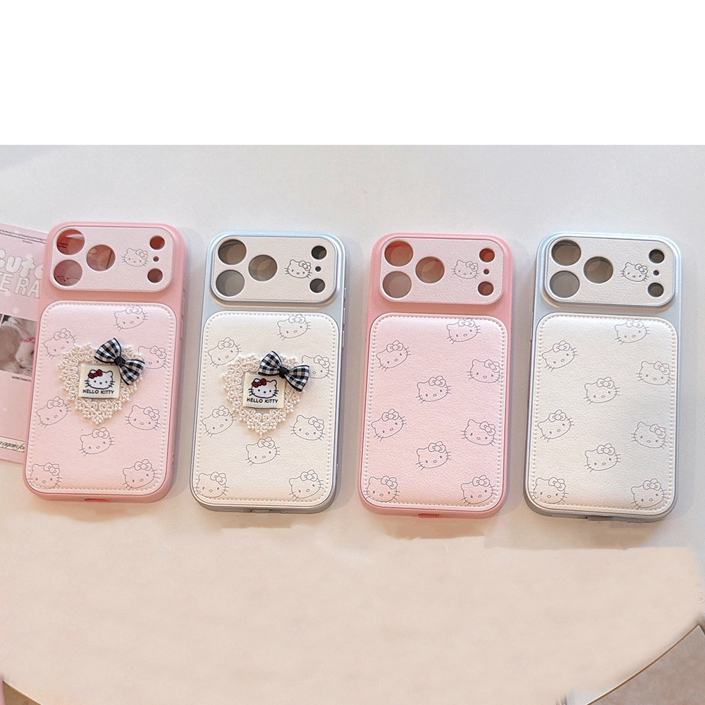 Ốp Điện Thoại Da Line Cat Bulge Cho iPhone 17 Pro Max 16 15 14 13 Vỏ Bảo Vệ Chống Sốc