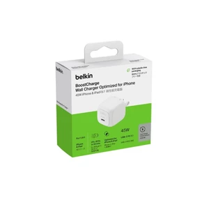 Củ Sạc Nhanh Belkin BoostCharge 45W USB-C PD 3.1 PPS Cho iPhone Samsung - Nhỏ Gọn Khối Lập Phương Cubic