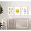 Bảng Chữ Cái Giáo Dục Số Sun Canvas Treo Tường Nghệ Thuật Trang Trí Cho Phòng Bé Phòng Ngủ Trẻ Em Unframed Chống Thấm Nước