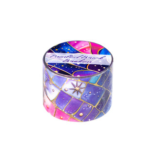 JIANWU Màu Gạch Mảnh Series Họa Tiết Vintage Phong Cảnh Chất Liệu Bronzing Cắt Băng PET Tạp Chí Sáng Tạo Văn Phòng Phẩm