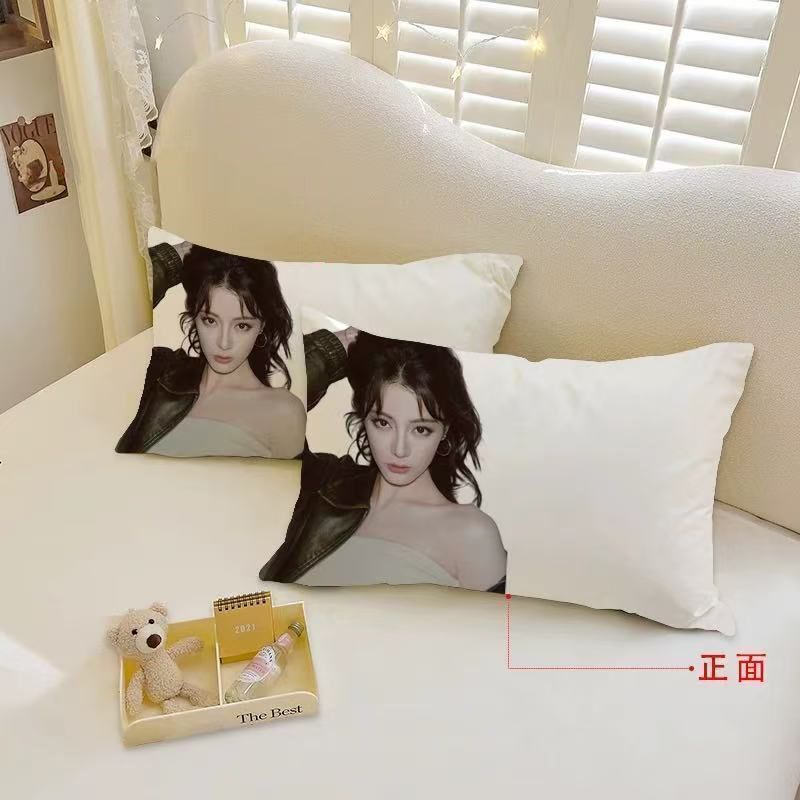 Gối diy Nền Trắng Zhang Linghe Reba Ju Jingyi Chengyi Wang Jiaer Vỏ Gối Ký Túc Xá Sinh Viên Ký Túc Xá Gối26041602