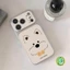 Ốp Điện Thoại Da Chó Con Dễ Thương Cho Honor 500 300 Ultra 200 100 90 Smart 80 GT SE 70 60 Pro 5G 4G Vỏ Sang Trọng Màu Bạc ins Phong Cách Hoạt Hình Chó Vỏ Mềm
