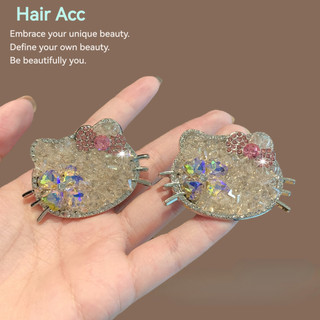 Kẹp Tóc Hình Hoạt Hình Dễ Thương Full Kim Cương, Thiết Kế Trái Tim Ngọt Ngào Cho Cô Gái