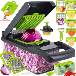Bộ Dụng Cụ Cắt Thái Nạo Rau Củ Quả Đa Năng 12 Món – Kèm Hộp Đựng Tiện Lợi