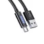 Cáp USB C 120W tốc độ nhanh btsg có nút tắt và đèn báo tự động để sạc nhanh