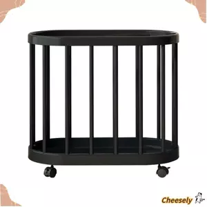Giỏ đựng quần áo bẩn CHEESELY, Giỏ đựng đồ giặt khung kim loại chắc chắn có thể di chuyển, hạng nặng có bánh xe Chống ẩm Giỏ đựng thảm tập Yoga dung tích lớn Sử dụng tại nhà
