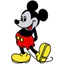 Dễ Thương Mickey Miếng Dán Xe Điện Máy Tính Vali Treo Tường Tủ Lạnh pvc Chống Thấm Nước 26.3.26