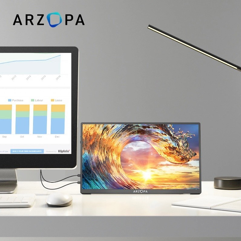 Màn Hình Di Động ARZOPA A1M 17.3" IPS FHD | HDR | Plug & Play | USB-C HDMI | Chính Hãng | Hỏa Tốc