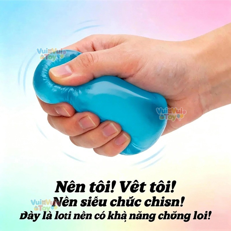 Đá Squishy Bóp Xả Stress - Đồ Chơi Giải Tỏa Căng Thẳng Chất Liệu An Toàn Siêu Mềm