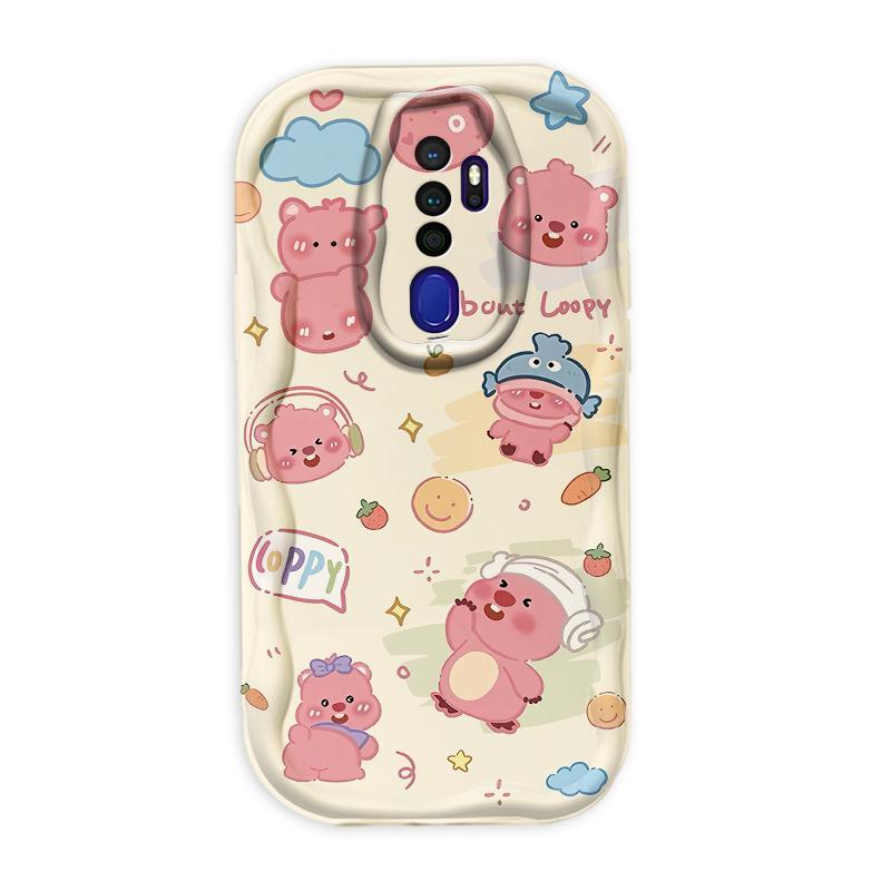 Thích Hợp Cho OPPO A9 2020 A5 2020 3D Cầm Tay Mềm TPU Hoạt Hình Dễ Thương Loopy Vỏ Điện Thoại Chống Sốc