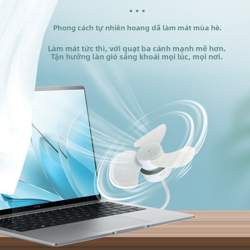Quạt USB, quạt điện thoại di động, quạt mini, quạt sạc dự phòng cho học sinh, quạt di động cho máy tính, tiết kiệm năng