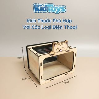 Hộp chiếu phim 3D sắc nét KidToys bằng gỗ – đồ chơi sáng tạo cho bé