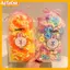 AqToCna 100 Chiếc Bé Gái Nhiều Màu Sắc Dây Buộc Tóc Bộ Nylon Cao Su Co Giãn Cao Su Trẻ Em Vòng Tròn Tóc Trẻ Em Phụ Kiện Tóc AqToCna