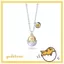 Gudetama Sinh Series-Yolk Birthstone Vòng Cổ Niche Dễ Thương Trẻ Con Lười Trứng Quà Tặng Sinh Nhật