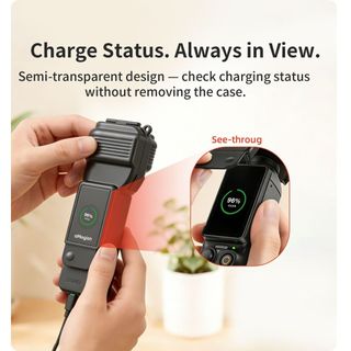 Dành Cho DJI Osmo Pocket4 PTZ Pan Tilt Vỏ Bảo Vệ Di Động Trên Bao Ống Kính Màn Hình Bảo Vệ Chống Trầy Xước Và Chống Rơi vlog Cầm Tay Pocket4 Camera Thể Thao A