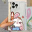 Ốp lưng iPhone vỏ trong suốt hình thỏ 7/8/plus/x/xs/11/12/13/14/15/16/17/pro/plus/promax