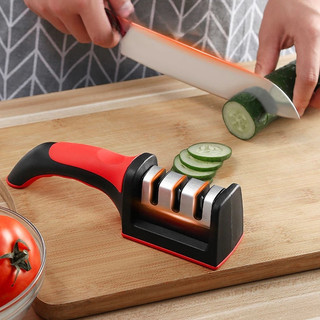 Novahome Dụng cụ mài dao kéo 3 khe 3 cấp độ cầm tay tiện lợi