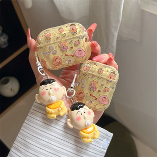 Sandy snot, ngớ ngẩn cho Airpods4 AirPods 1 / 2 3 Pro Pro2 pro3 Bộ tai nghe Bluetooth không dây Vỏ bảo vệ tai nghe AirPods Pro i3 i4 pro3