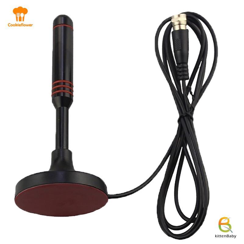 [Kitten-t] Bộ khuếch đại thu tín hiệu ăng-ten TV kỹ thuật số Cáp đồng trục Ăng-ten HDTV DVB-T DVB-T2 DAB Adapter Ăng-ten trong nhà mới