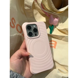 Ốp Silicon Sang Trọng Cho IPhone 16 15 11 14 13 12 Pro Max Ốp Sạc Không Dây Từ Tính Chống Sốc