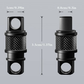 Móc khóa tháo nhanh NECKLACEMASK, 360 đầu đôi° Móc khóa xoay có thể tháo rời, Thiết kế kéo nhanh nhỏ gọn Kẹp Mini kéo khóa ngoài trời