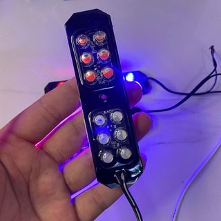 Đèn Nháy 2 màu XANH ĐỎ tự động trang trí xe máy, ô tô có chống nước