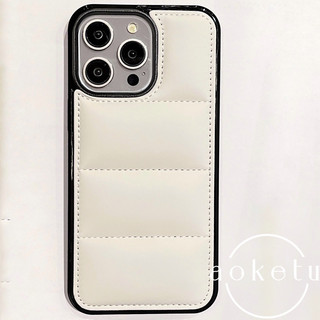 Thích hợp cho Apple 17promax màu cam xuống mùa thu đông vỏ điện thoại iPhone 16pro đơn giản 15 / 14 / 13pro bao gồm tất cả vỏ bảo vệ thời trang thương hiệu hợp thời trang