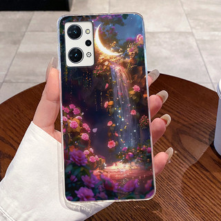 Ốp Lưng TPU Mềm Cho OPPO Reno 7A 9A Phiên Bản Nhật Bản Sang Trọng Dễ Thương Thỏ Tình Yêu Ngộ nghĩnh Trong Suốt Silicon Bảo Vệ Điện Thoại Mặt Sau Vỏ