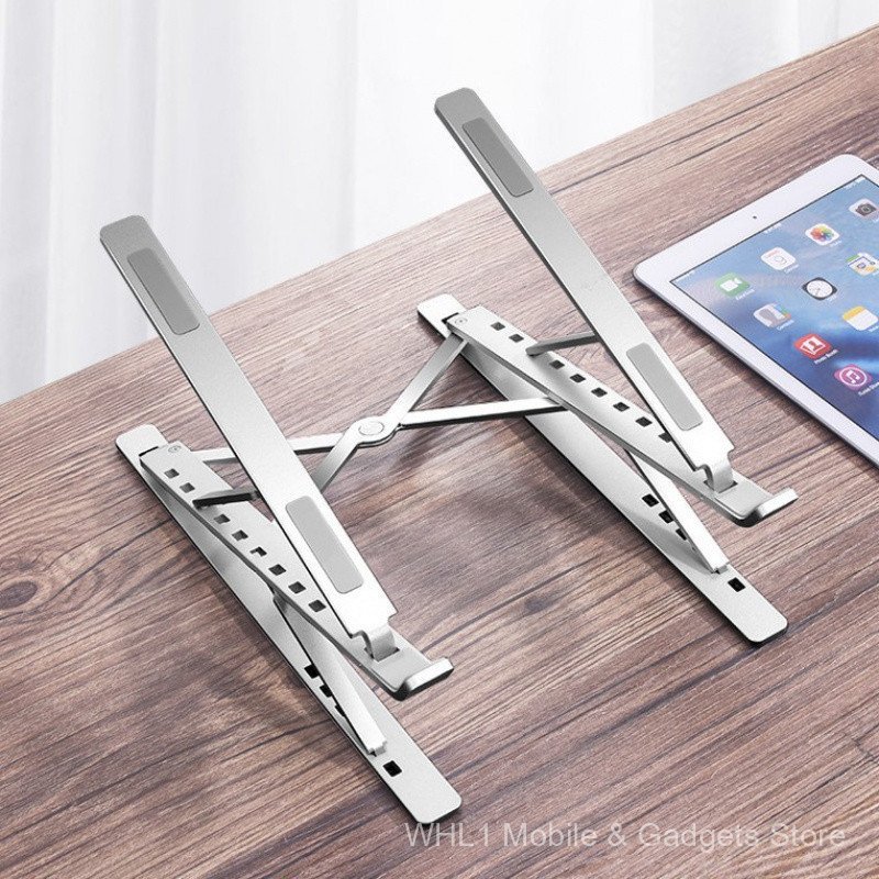 Hợp Kim Nhôm Máy Tính Đứng Notebook Hai Lớp Đứng N8 Di Động Nâng Kinh Doanh Tản Nhiệt Nâng Đế Tăng Chiều Cao