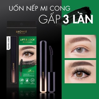 Mascara Browit Siêu Tơi Dày Gấp 3 Lần, Chất Đen Đậm Không Vón Cục  Lift & Lock Mascara Sexy Black