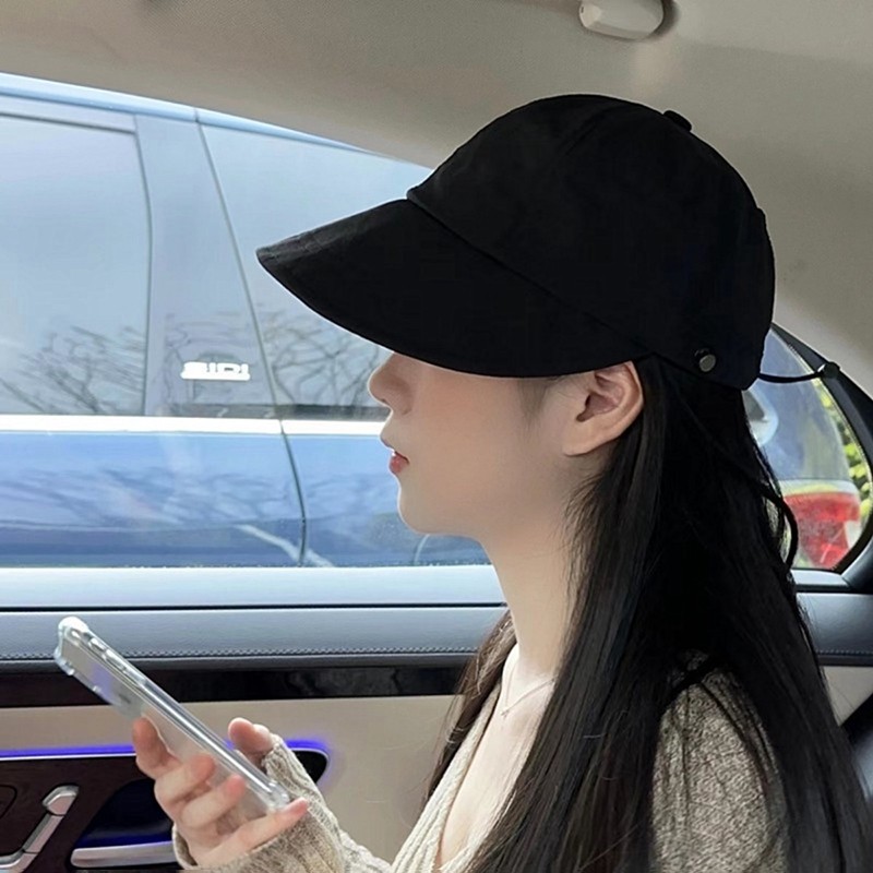 ✈️Giao Hàng 24h✈️ Mũ chống nắng khô nhanh Mũ chống nắng có thể gập lại Mũ che nắng mở có móc mặt nạ
