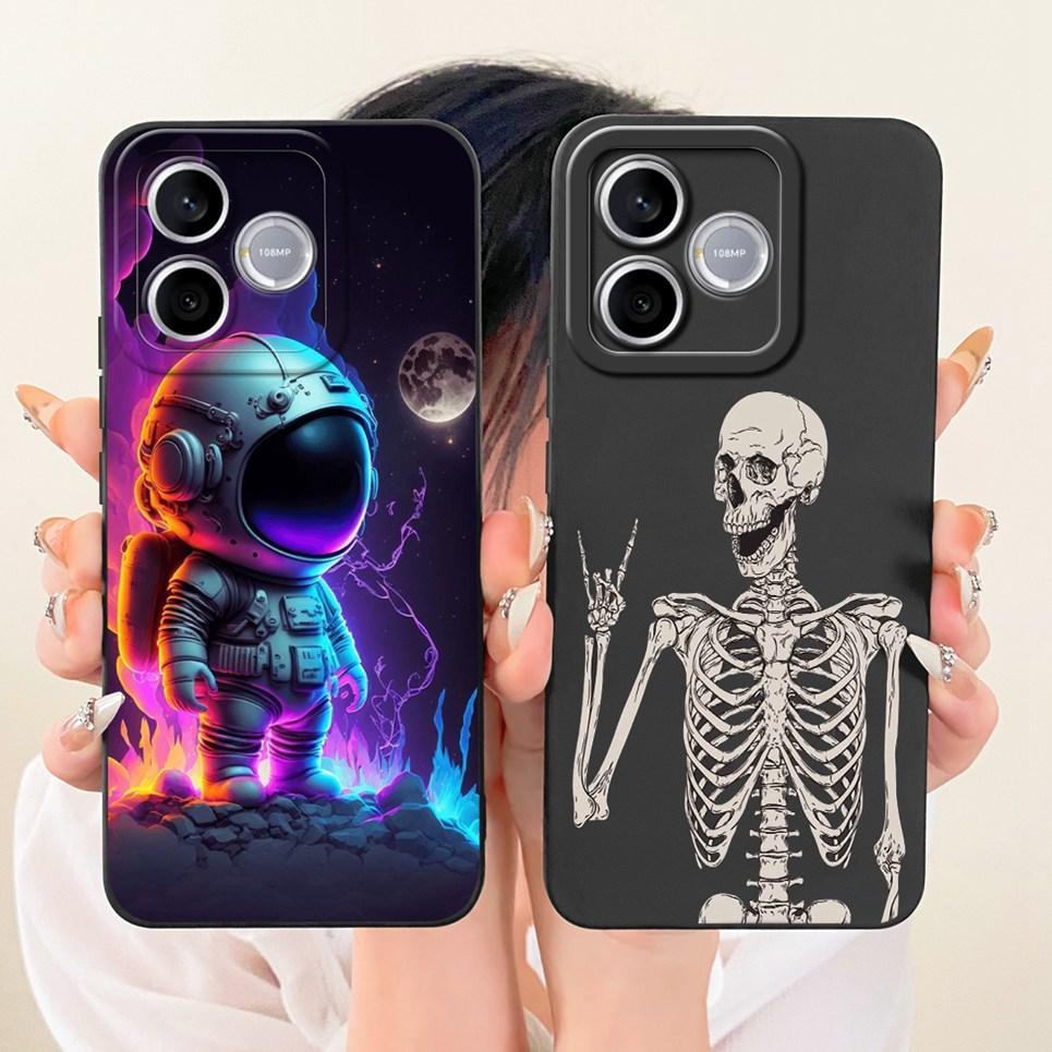 Dành Cho Honor 600 Lite Honor 500 Vỏ Điện Thoại Thông Minh Hoạt Hình Gấu Trúc Thỏ Phi Hành Gia Họa Tiết Mèo Vỏ Silicon Lỏng
