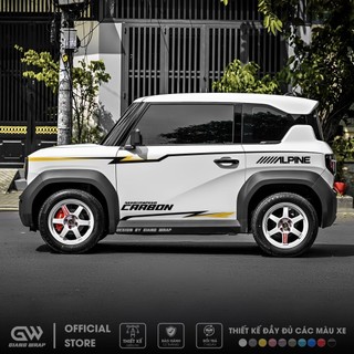 Decal Tem Xe VF3 Thể Thao - tem xe vf3 mới nhất