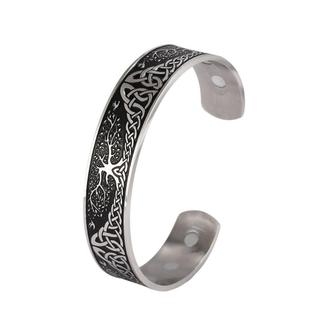 Skyrim Tình yêu bất tận - Thắt lưng dây sống kèm lắc tay thép không gỉ 316L và vòng cổ từ tính cho nam nữ