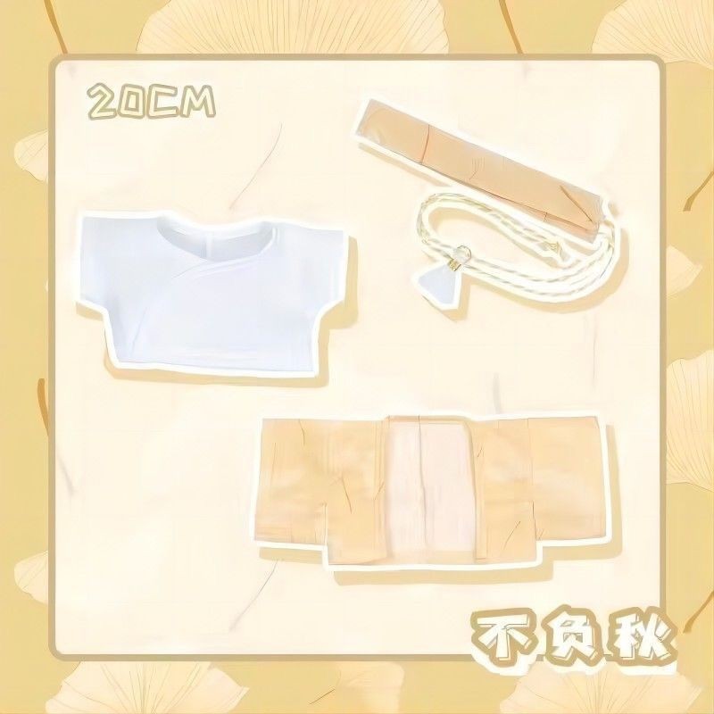 Chờ Đám Mây Trở Lại Thu Đông 20cm Búp Bê Cotton Quần Áo Bé Không Thuộc Tính Búp Bê Cotton Quần Áo Bé Búp Bê Hàng Hóa Anime 4.3