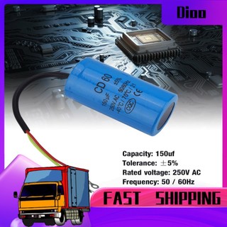 Tụ Điện Dio Cd60 250vac 150uf 50 / 60hz Chuyên Dụng