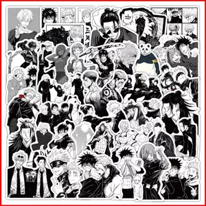 BH2 54 Cái / bộ Jujutsu Kaisen Dán Fushiguro Megumi Graffiti Hành Lý Sổ Tay Chống Thấm Nước Trang Trí HB2