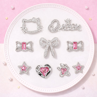 [ĐỘC QUYỀN] Set charm Hello Kitty cao cấp version 4- Bộ charm gắn dép siêu hot hit trending 2026- Có bán lẻ charm