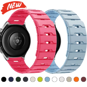 Dây đeo silicon 18mm 20mm 22mm cho Huawei GT6 Pro 46mm GT6 / 5 / 4 46mm cho Samsung Galaxy Watch 7 6 5 4 40mm 44mm