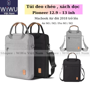 Túi Đeo Chéo/Xách Dọc WIWU Pioneer 12.9" - Chống Thấm, Chống Sốc, Phá Cách Cho MacBook 13" & iPad